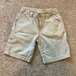 BOGO 🥳 Cherokee khaki shorts | girls L 10/12 | uniform 8” inseam | Bermuda